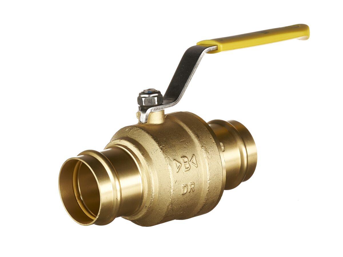 reece B-Press Gas Ball Valve w/ Lever Handle 50mm Copper