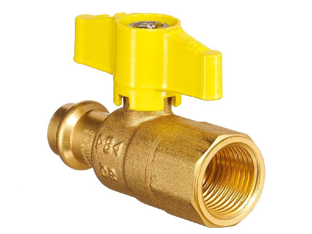 reece B-Press Gas Ball Valve w/ T-Handle 15mm Copper x 15mm Female BSP