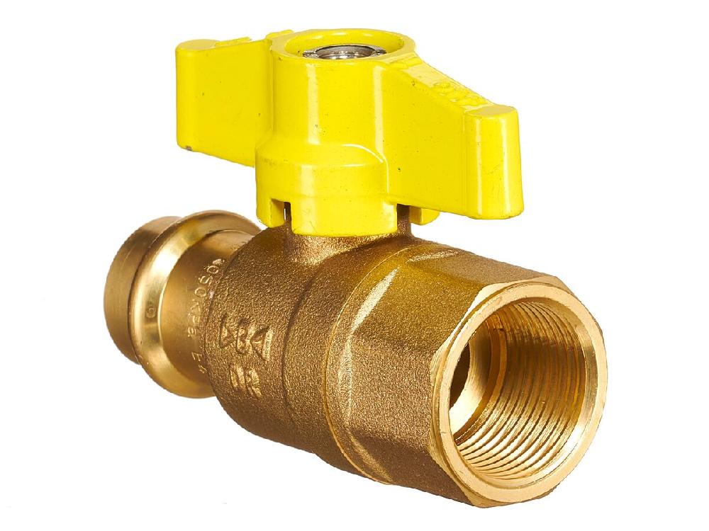 reece B-Press Gas Ball Valve w/ T-Handle 20mm Copper x 20mm Female BSP
