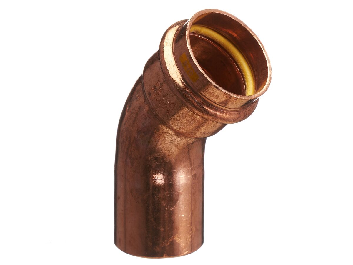 reece B-Press Gas Elbow (Male x Female) 45 Degrees 40mm