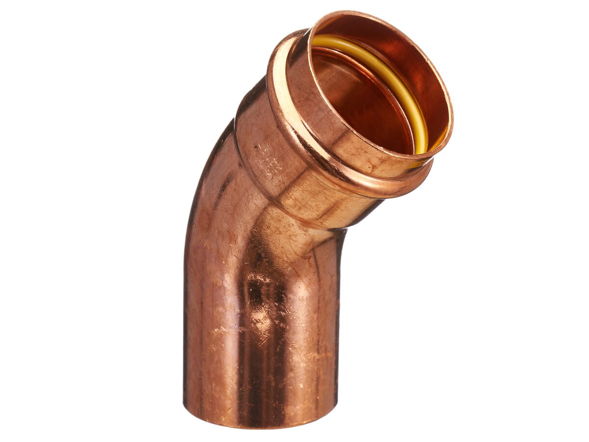 reece B-Press Gas Elbow (Male x Female) 45 Degrees 50mm