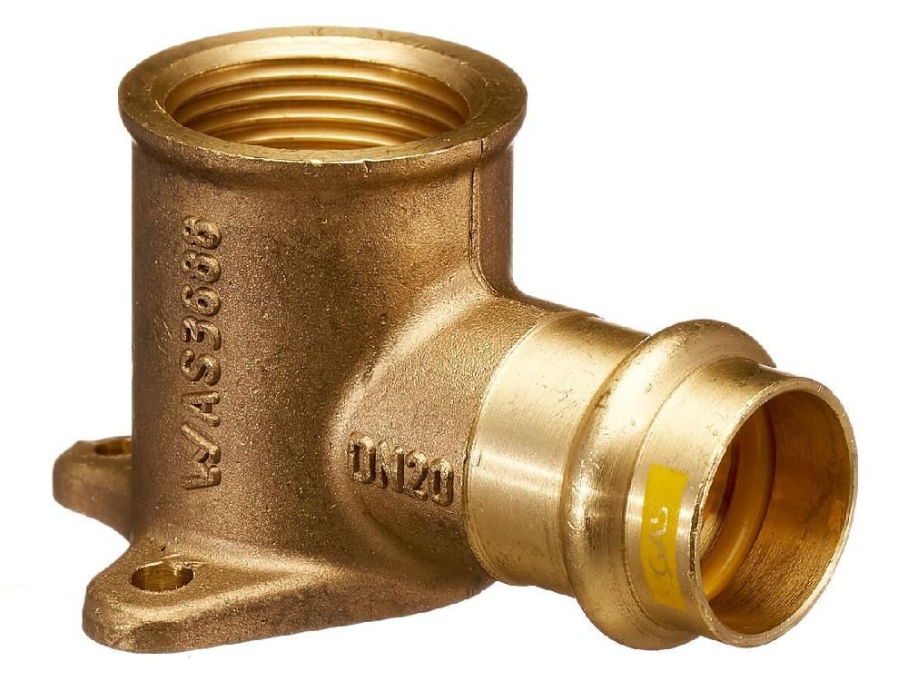 reece B-Press Gas Wall Plate Elbow 20mm x 20mm BSPF