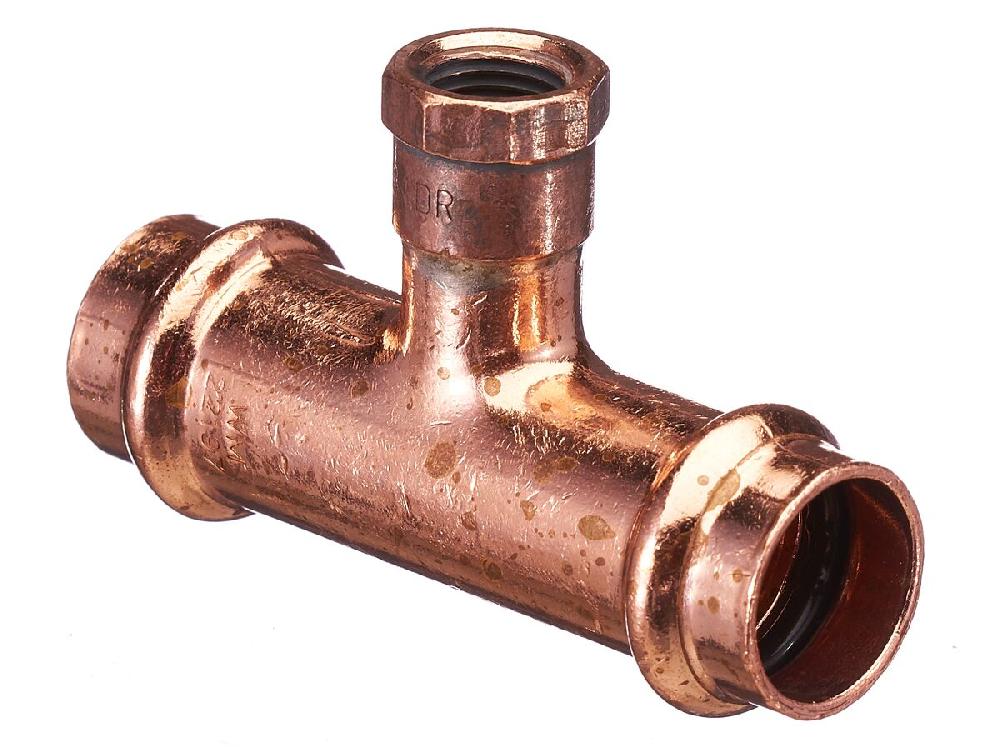reece B-Press Lead Free Water Female Adaptor Tee 20mm x 20mm x 6mm BSPF