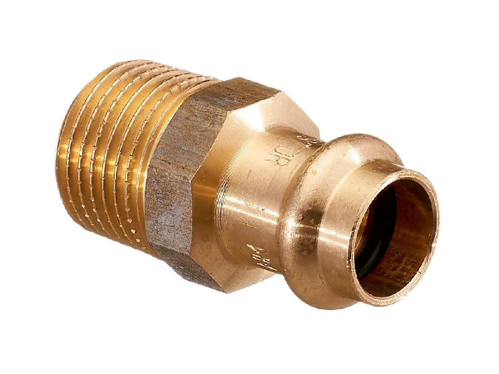 reece B-Press Lead Free Water Male Coupling 15mm x 15mm BSPM