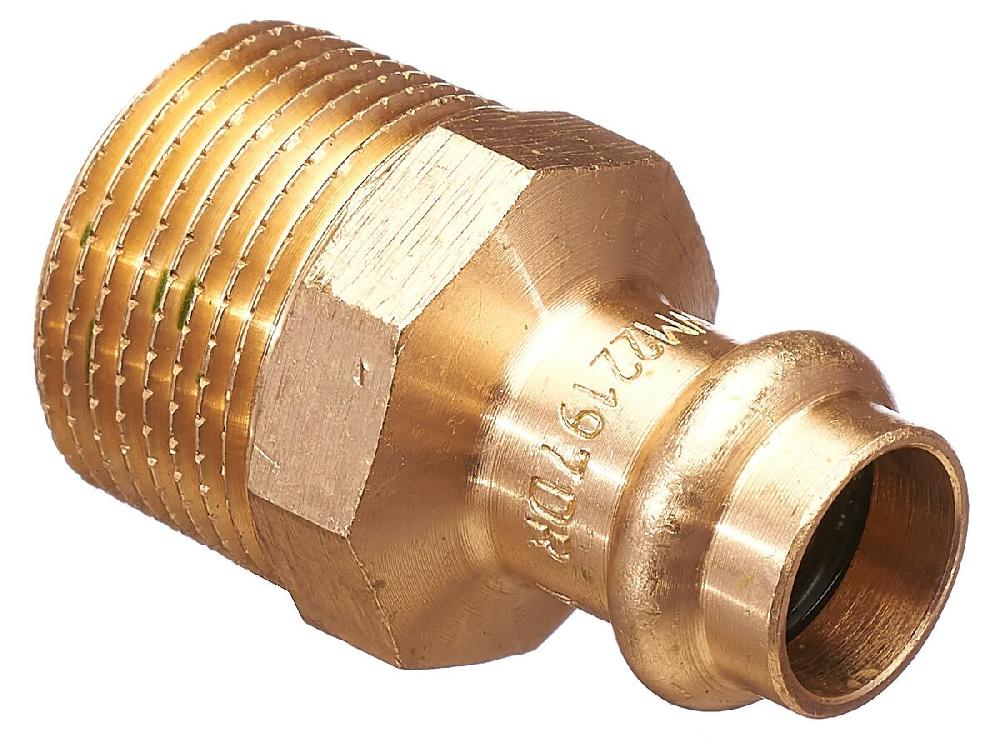 reece B-Press Lead Free Water Male Coupling 15mm x 20mm BSPM