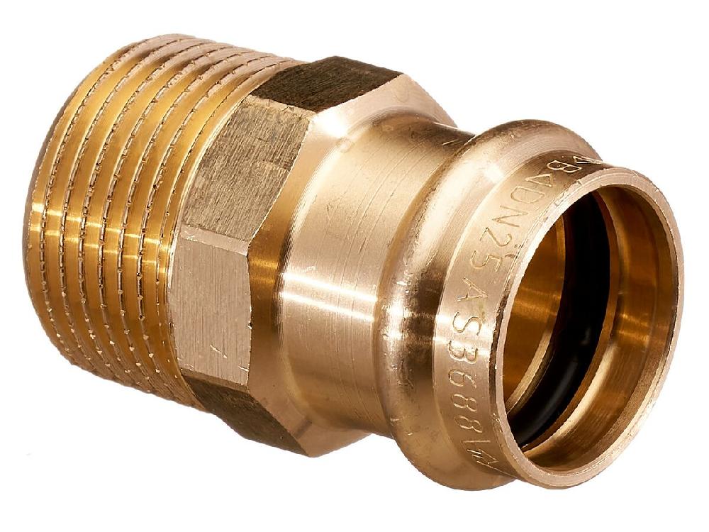reece B-Press Lead Free Water Male Coupling 25mm x 25mm BSPM