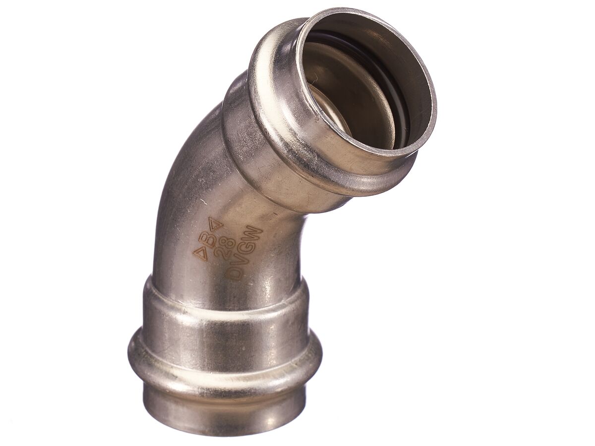 reece B-Press Stainless Steel Elbow 45 Degree x 28mm