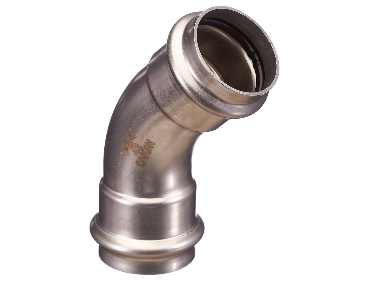 reece B-Press Stainless Steel Elbow 45 Degree x 42mm