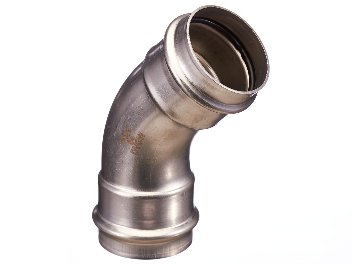 reece B-Press Stainless Steel Elbow 45 Degree x 54mm