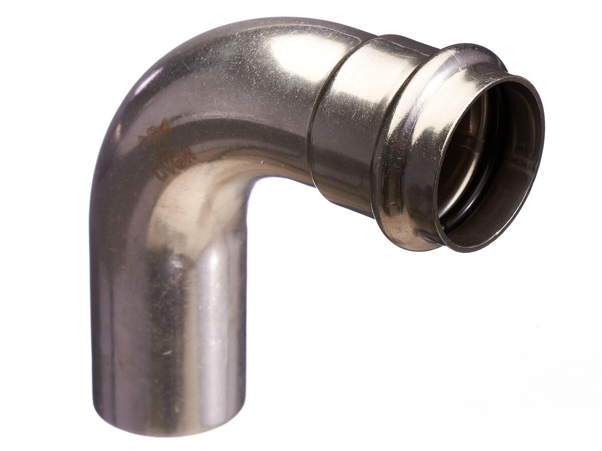 reece B-Press Stainless Steel Elbow Plain End 90 Degree x 42mm