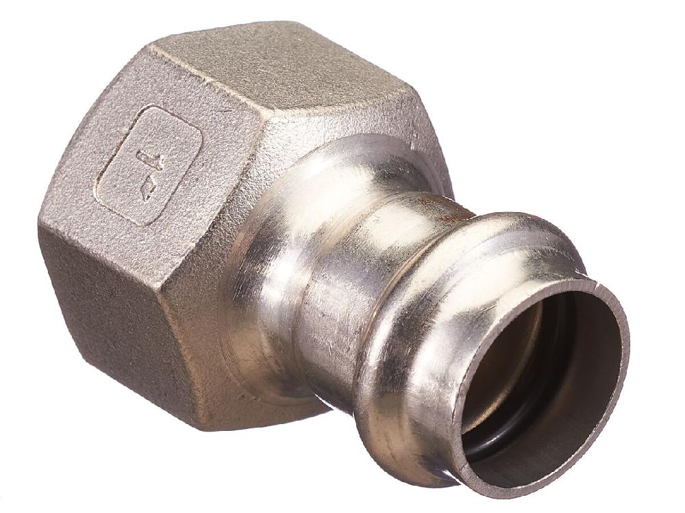 reece B-Press Stainless Steel Female Straight Connector 22mm x 25mm
