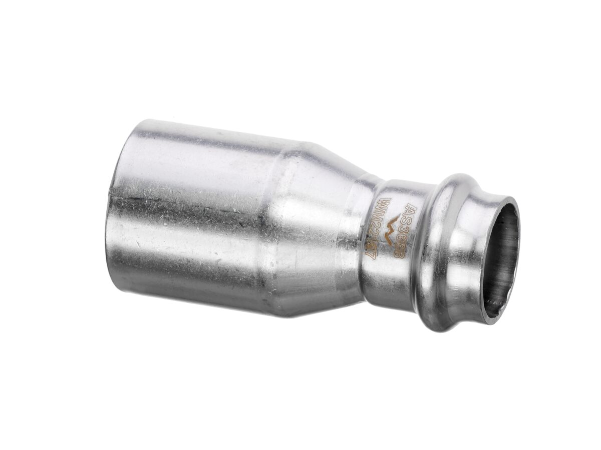 reece B-Press Stainless Steel Fitting Reducer 35mm x 22mm