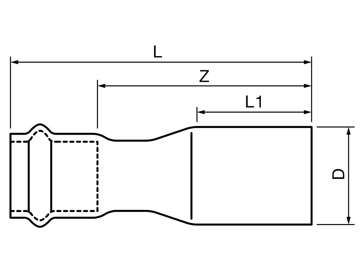 Reece B-Press Stainless Steel Fitting Reducer 35mm X 28mm