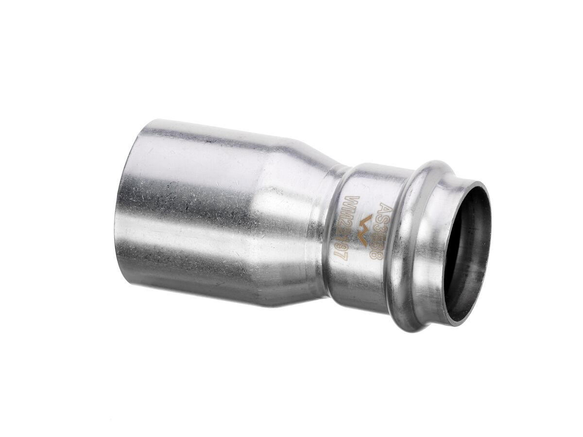 reece B-Press Stainless Steel Fitting Reducer 54mm x 42mm