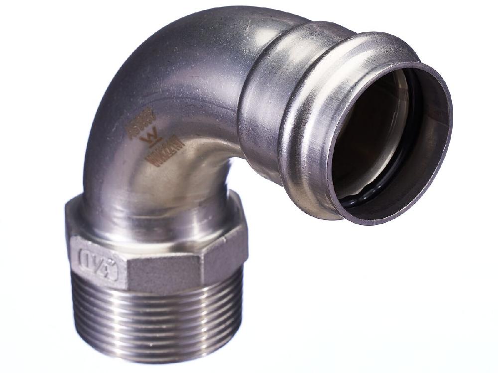 reece B-Press Stainless Steel Male Elbow 90 Degree 35mm x 32mm