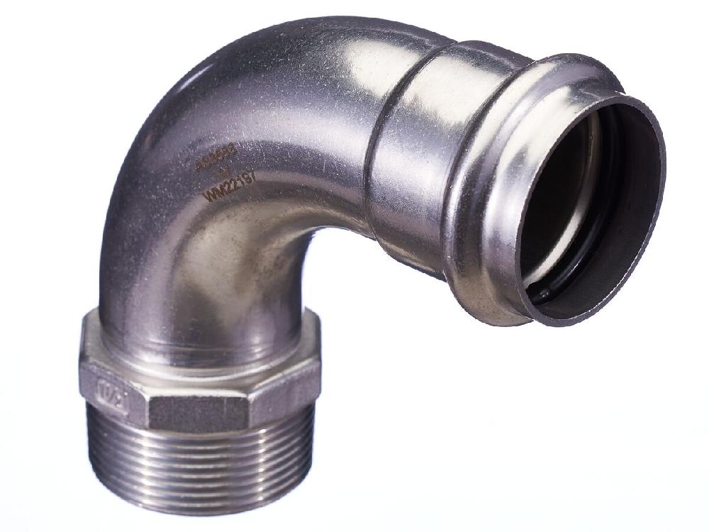 reece B-Press Stainless Steel Male Elbow 90 Degree 42mm x 40mm
