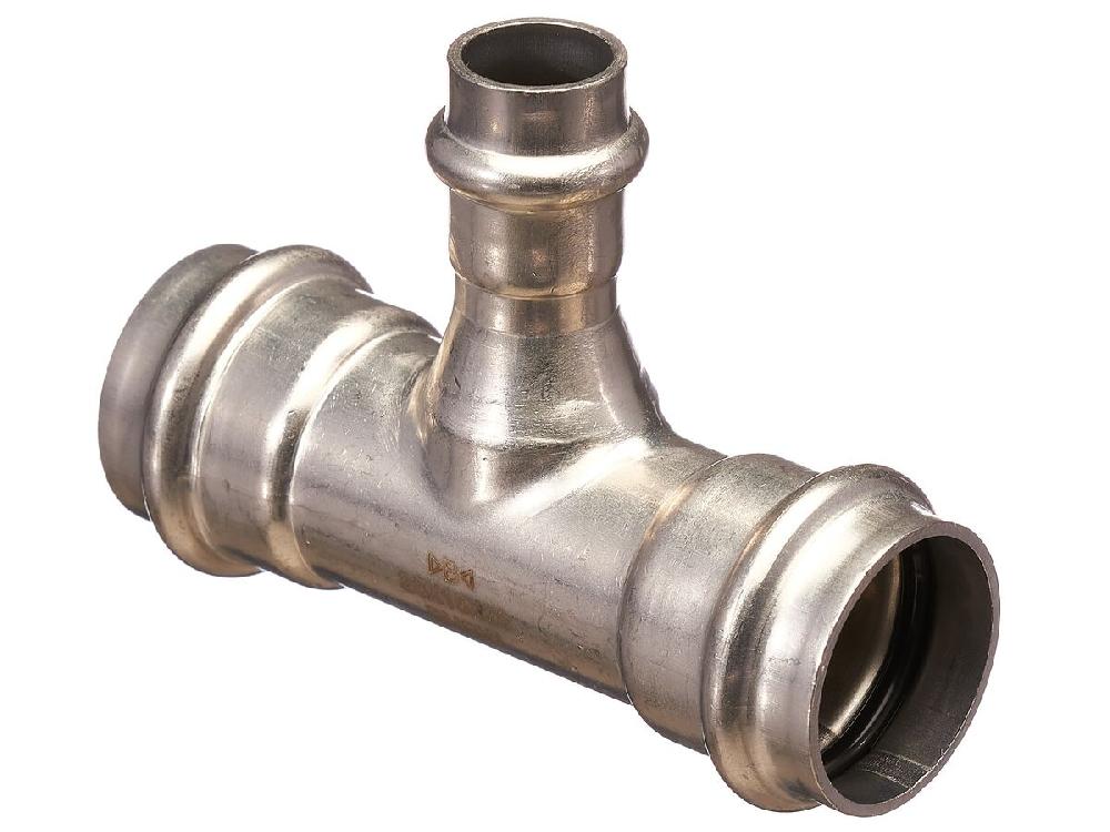 reece B-Press Stainless Steel Reducing Tee 28mm x (15mm) x 28mm