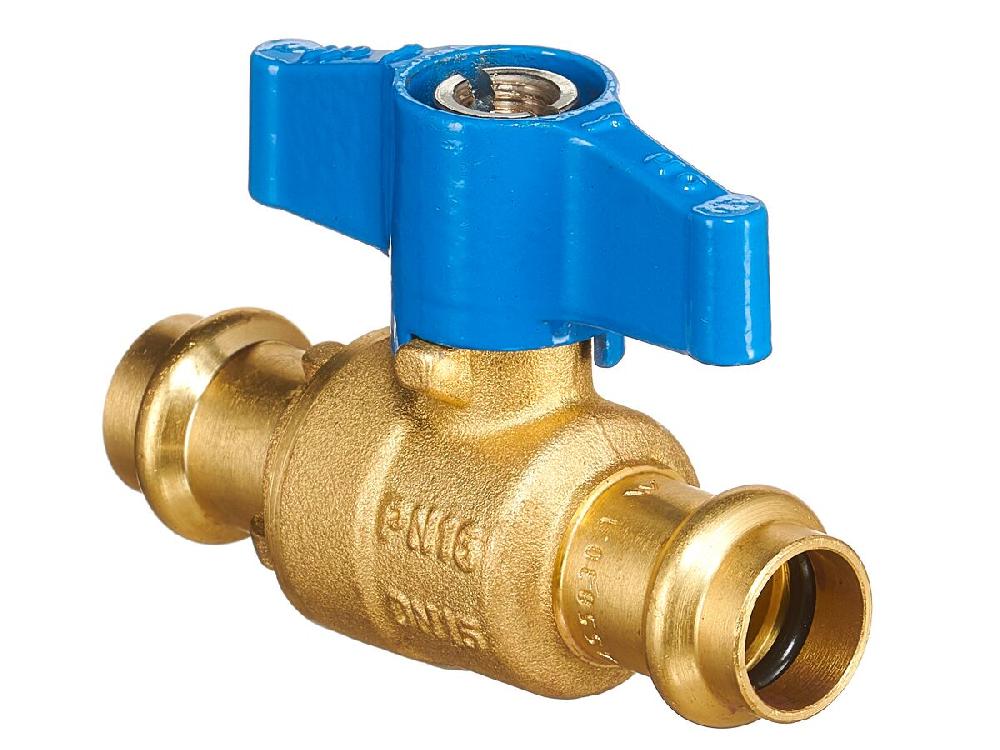 reece B-Press Water Ball Valve w/ T-Handle 15mm Copper