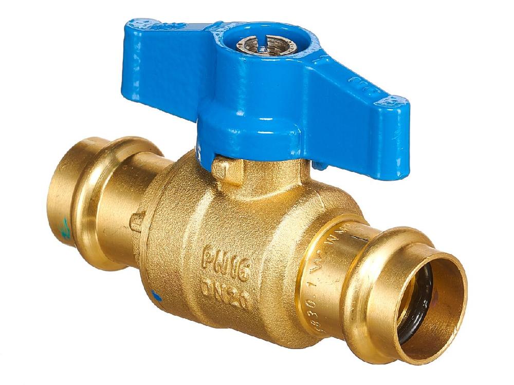 reece B-Press Water Ball Valve w/ T-Handle 20mm Copper
