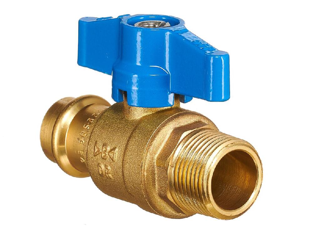 reece B-Press Water Ball Valve w/ T-Handle 20mm Copper x 20mm Male BSP