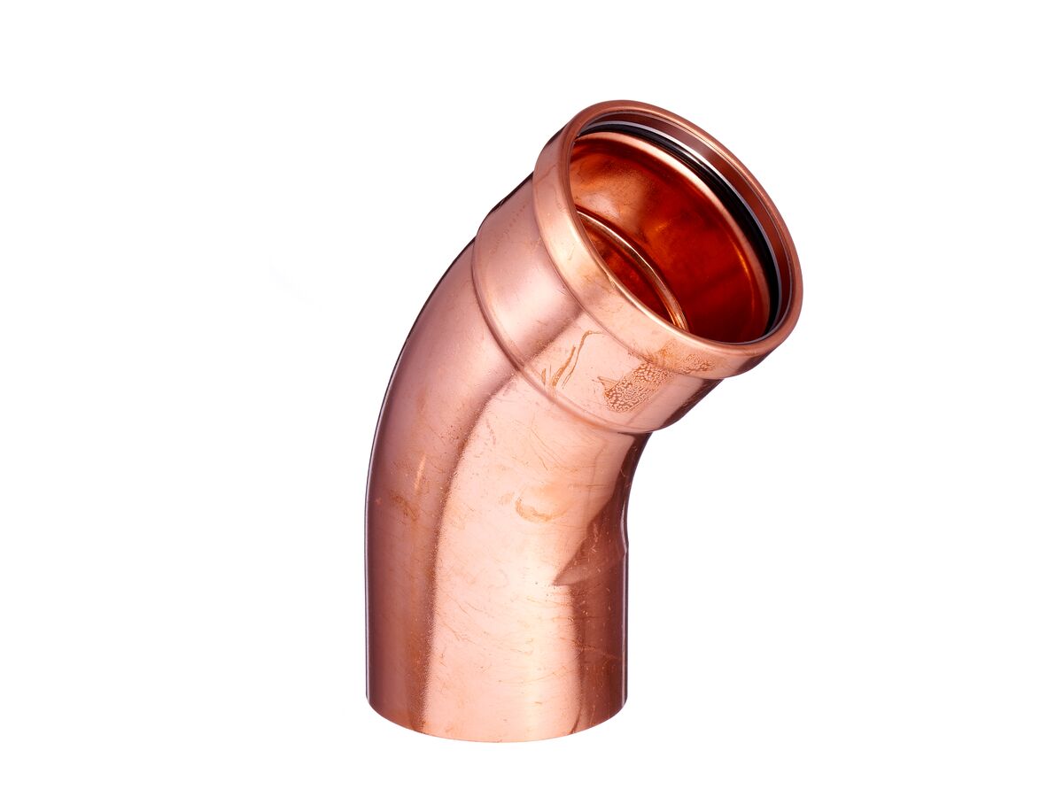 reece B-Press Water Elbow (Male x Female) 45 Degrees 100mm