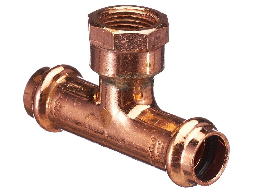 reece B-Press Water Female Adaptor Tee 15mm x 15mm x (10mm BSPF)