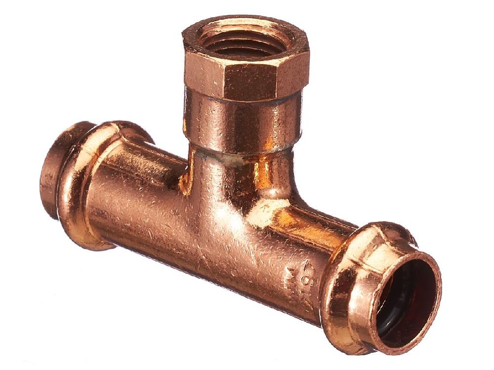 reece B-Press Water Female Adaptor Tee 15mm x 15mm x (6mm BSPF)