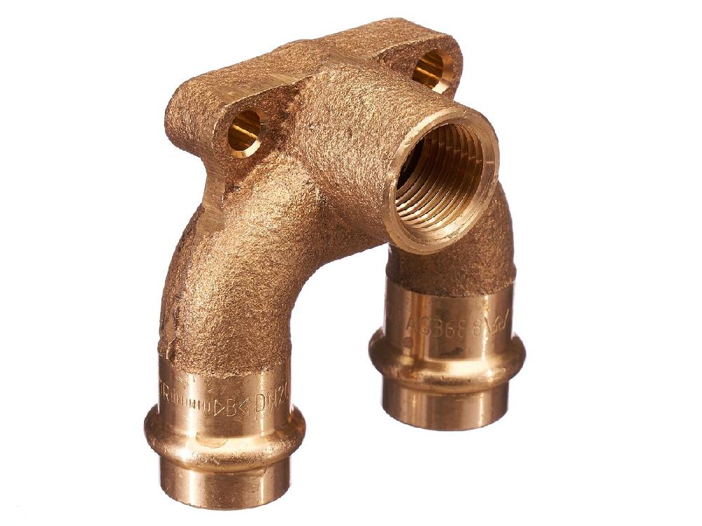 reece B-Press Water Looped Wall Plate Female Elbow 20mm x 20mm BSPF
