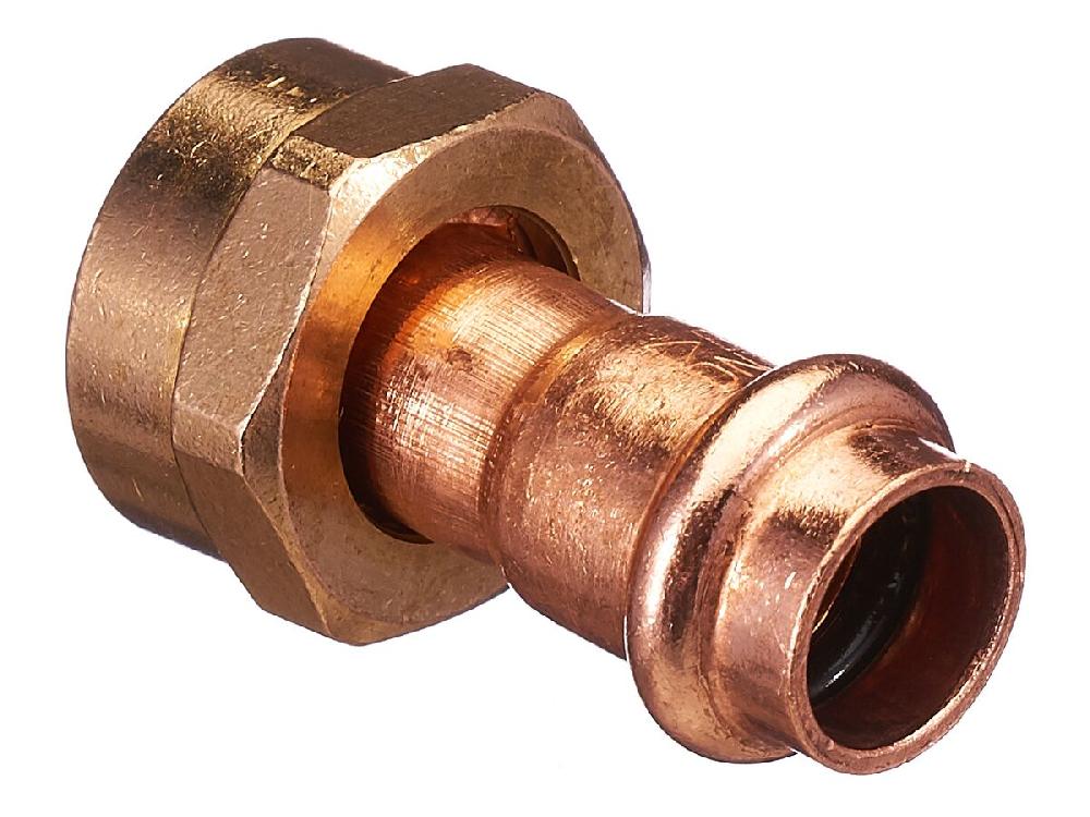 reece B-Press Water Straight Tap Connector 15mm x 15mm BSPF