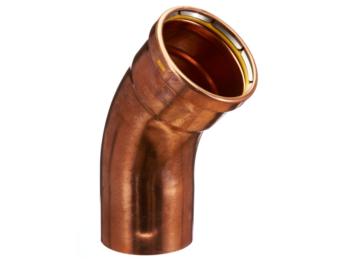 reece B-Press XL Gas Elbow (Male x Female) 45 Degrees 100mm