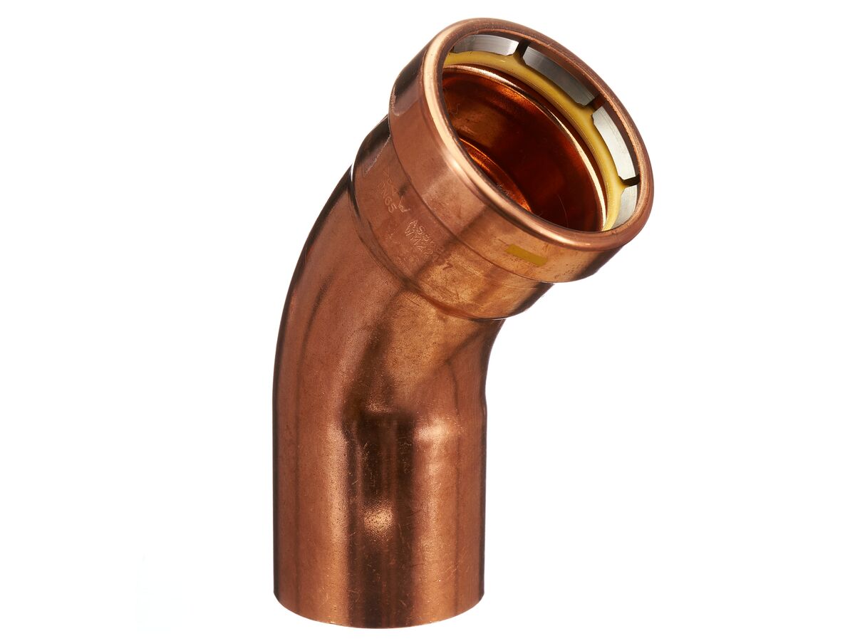 reece B-Press XL Gas Elbow (Male x Female) 45 Degrees 65mm