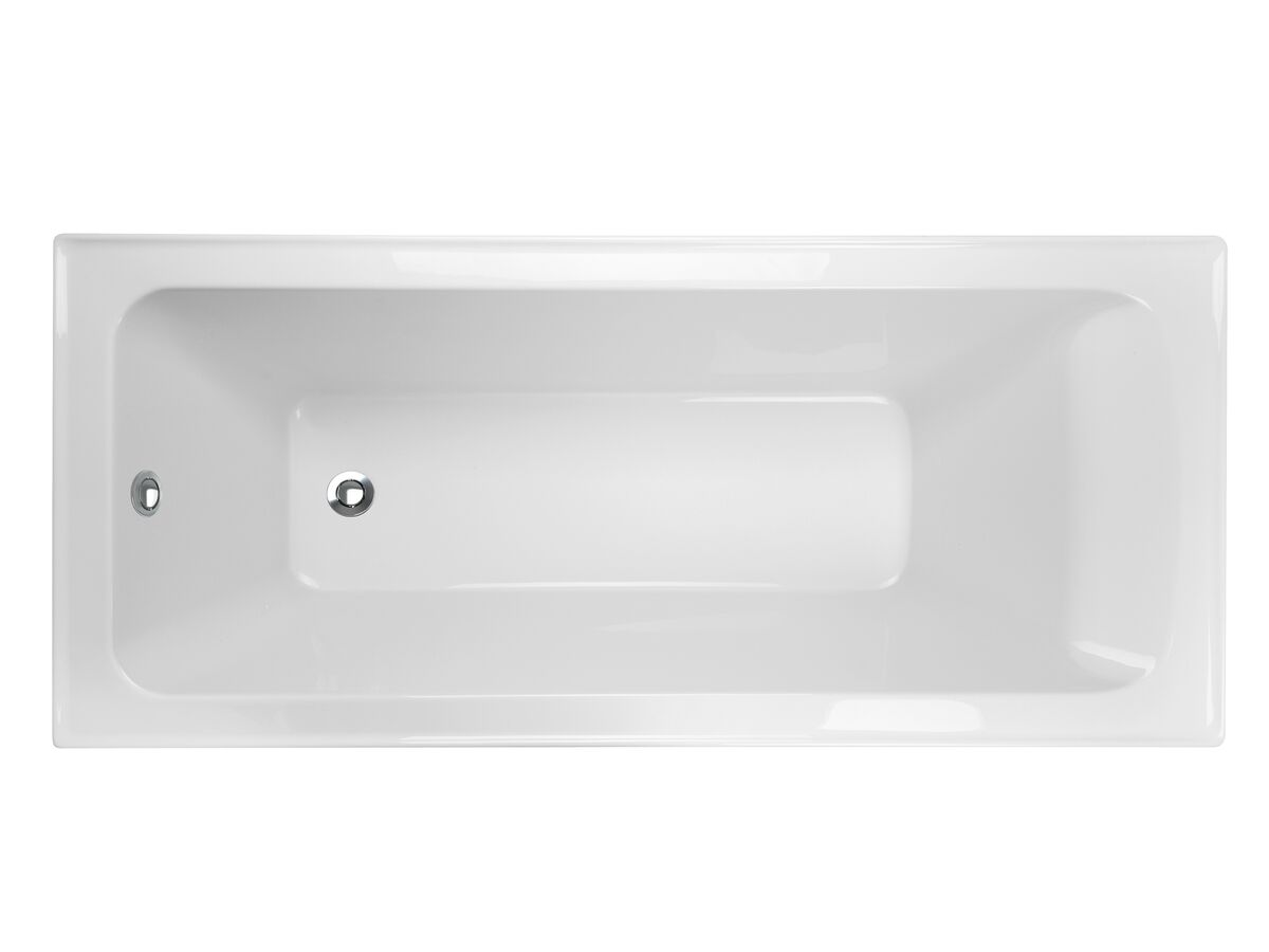reece Base Acrylic Inset Bath 1520 x 715 x 380mm with Overflow Chrome