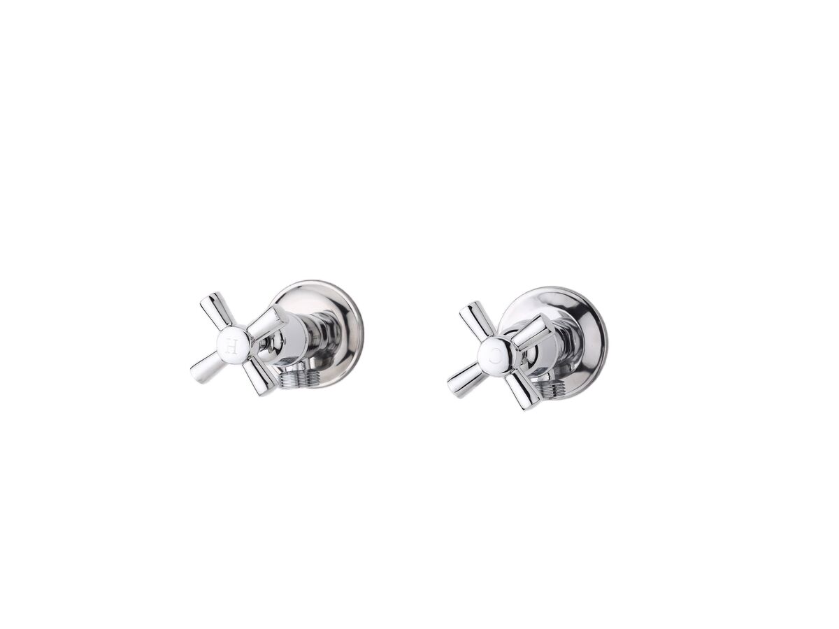 reece Base Washing Machine Stops Anti-Vandal Chrome Lead Free