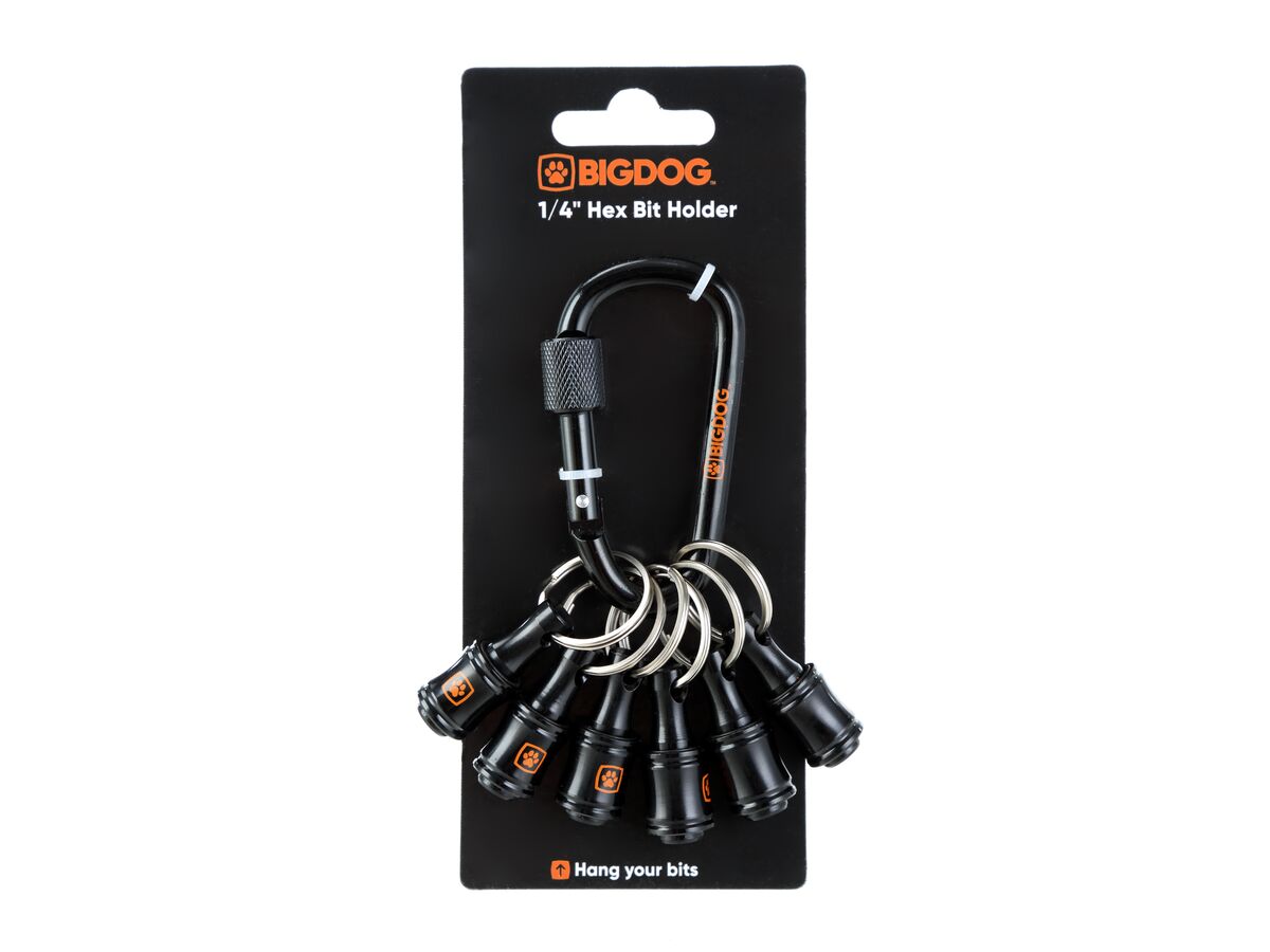 Reece BIGDOG 6pcs 1/4" Quick Release Hexagonal Drill Bit Holder