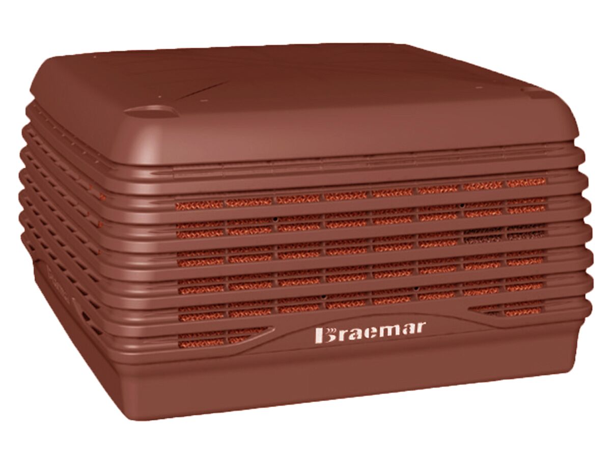 reece Braemar Evaporative Cooler Paradigm LCQ350 Terracotta Red No Controller Supplied