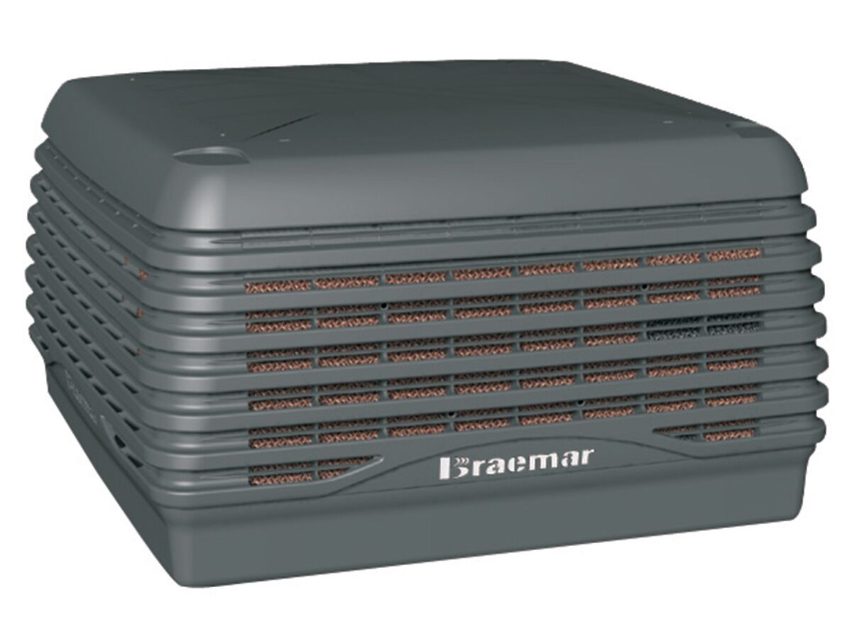 reece Braemar Evaporative Cooler Paradigm LCQ450 Grey No Controller Supplied
