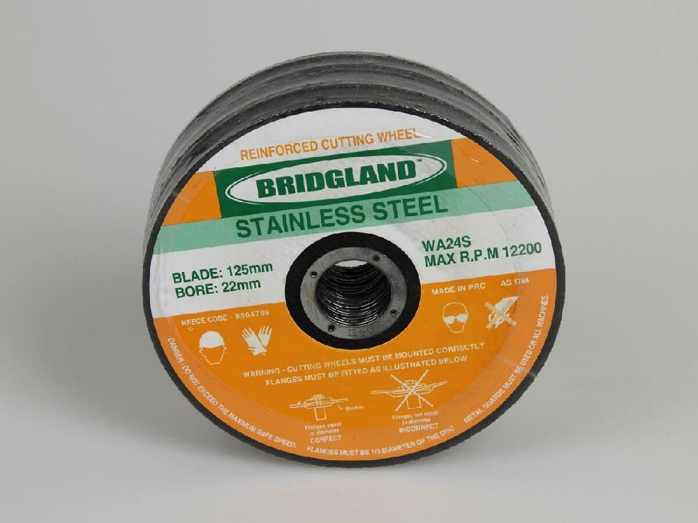 reece Bridgland Stainless Steel Cutting Disc 125mm x 1mm x 22mm