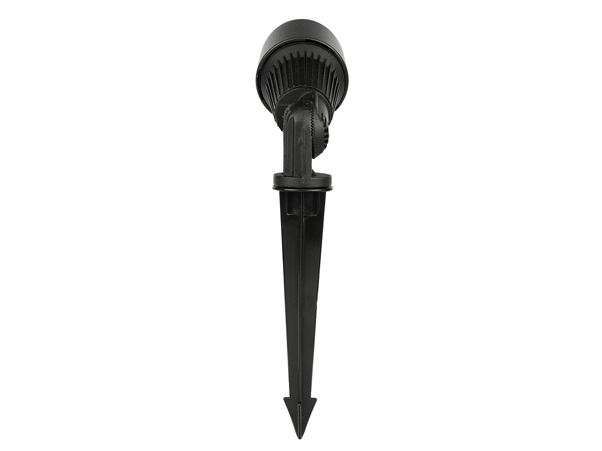 Reece Brilliant Stiletto II Garden Spotlight With 5W 3000K LED MR16 Globe - Black