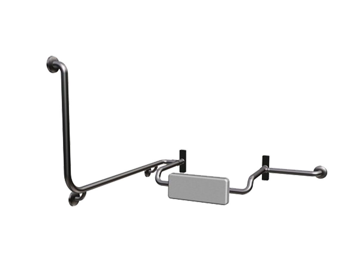 reece Britex Adjustable Polyurethane Back Rest with Combination Right Hand Rail 90D