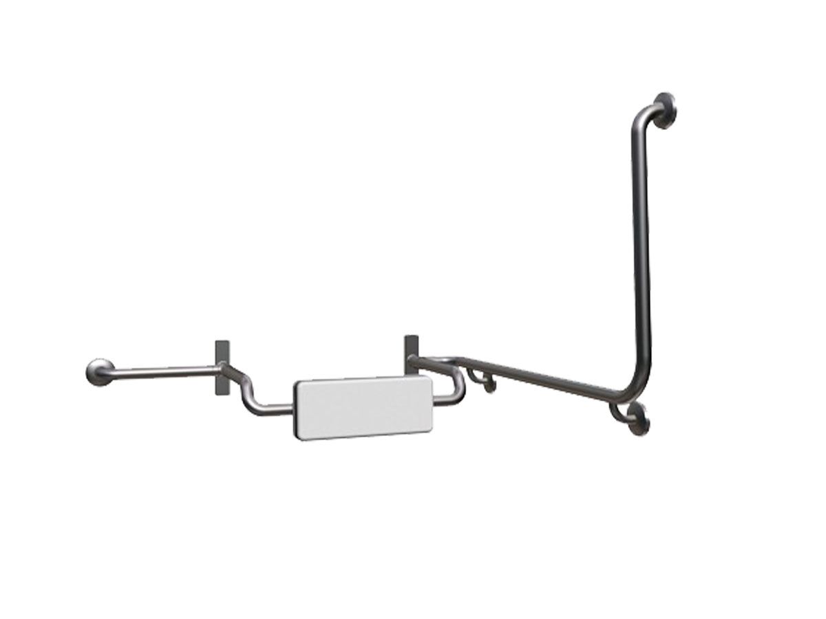 reece Britex Adjustable Polyurethane Back Rest with Combination Left Hand Rail 90D