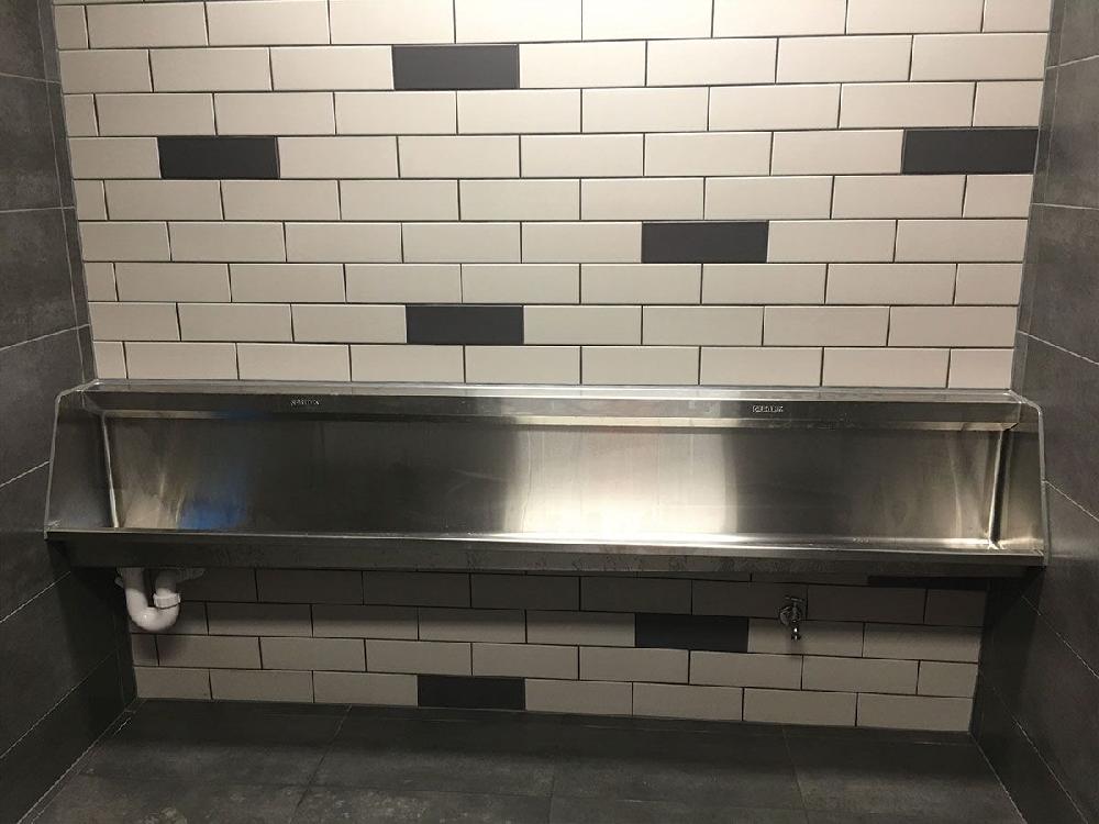 Reece Britex Wall Hung Urinal Trough 2400mm Stainless Steel (5 Star)