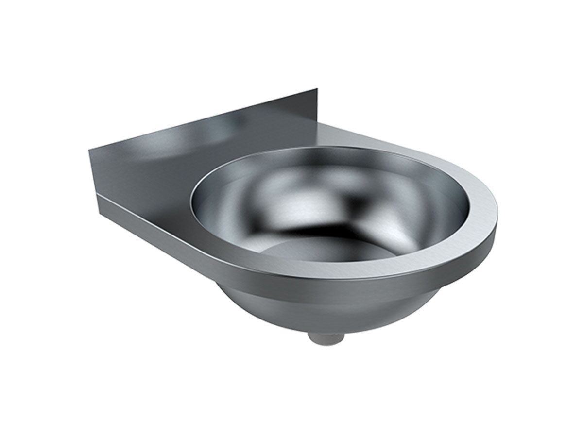 reece Britex Wall Mounted Round Basin Stainless Steel