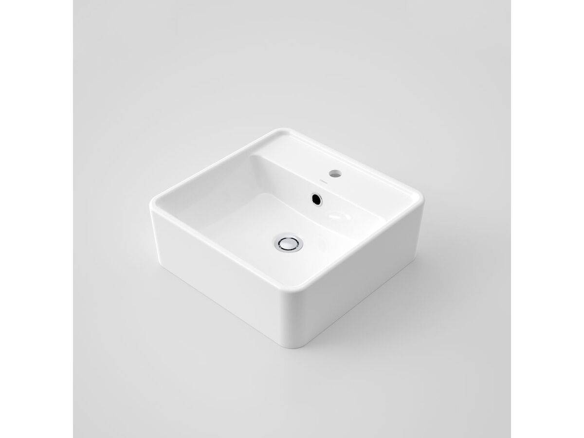 reece Caroma Carboni II Above Counter Basin with Overflow 3 Tapholes White reece Caroma Carboni II Above Counter Basin with Overflow 3 Tapholes White