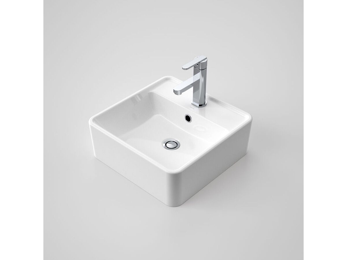 reece Caroma Carboni II Above Counter Basin with Overflow 1 Taphole White reece Caroma Carboni II Above Counter Basin with Overflow 1 Taphole White