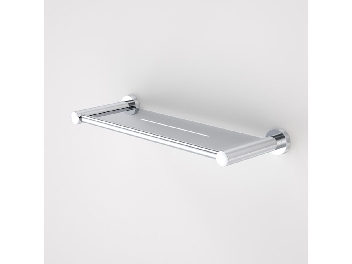 reece Caroma Cosmo Metal Single Shower Shelf Chrome