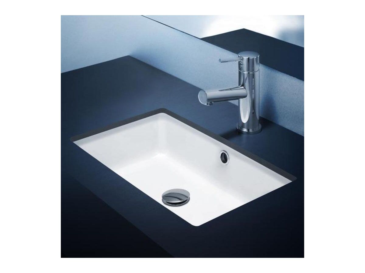 reece Caroma Cube Undercounter Basin with Overflow 500mm White reece Caroma Cube Undercounter Basin with Overflow 500mm White