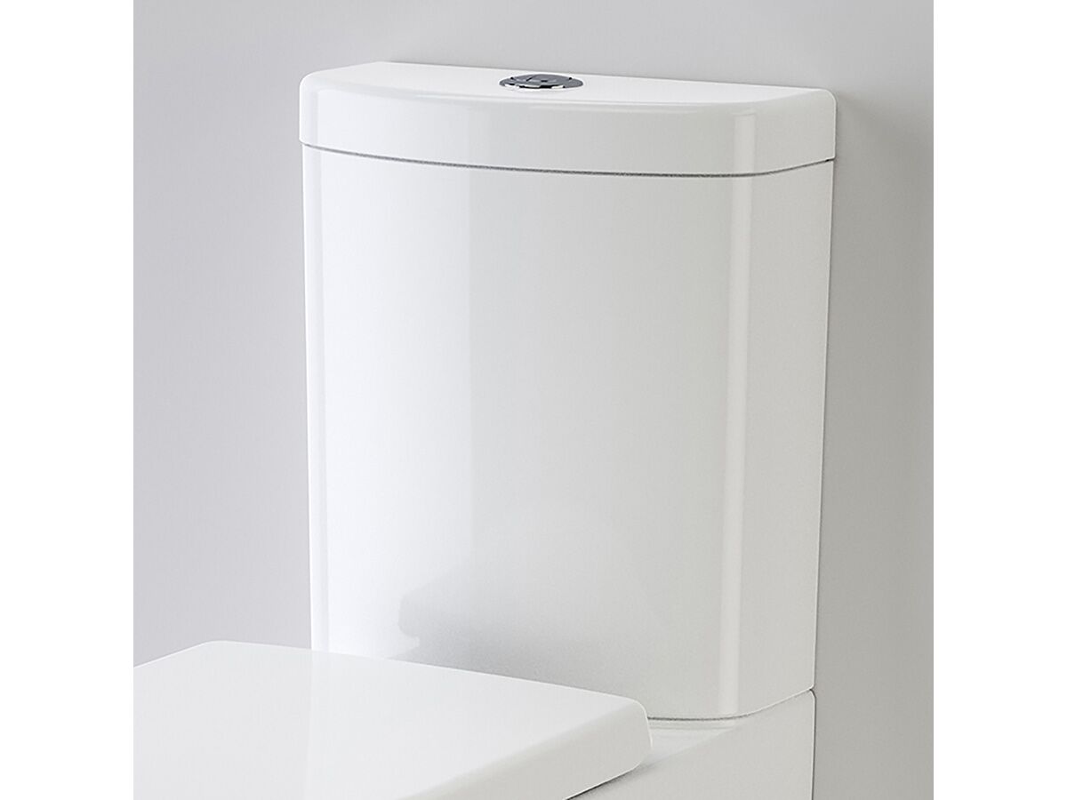 reece Caroma Forma Cleanflush Close Coupled Back to Wall Back Inlet Cistern White (4 Star)