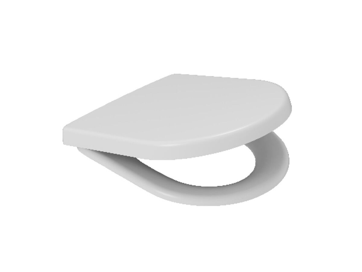 Reece Caroma Forma Invisi Over Height Back To Wall Rimless Pan Toilet Suite Less Inwall Cistern Button With Soft Close Quick Release Seat White (4 Star)