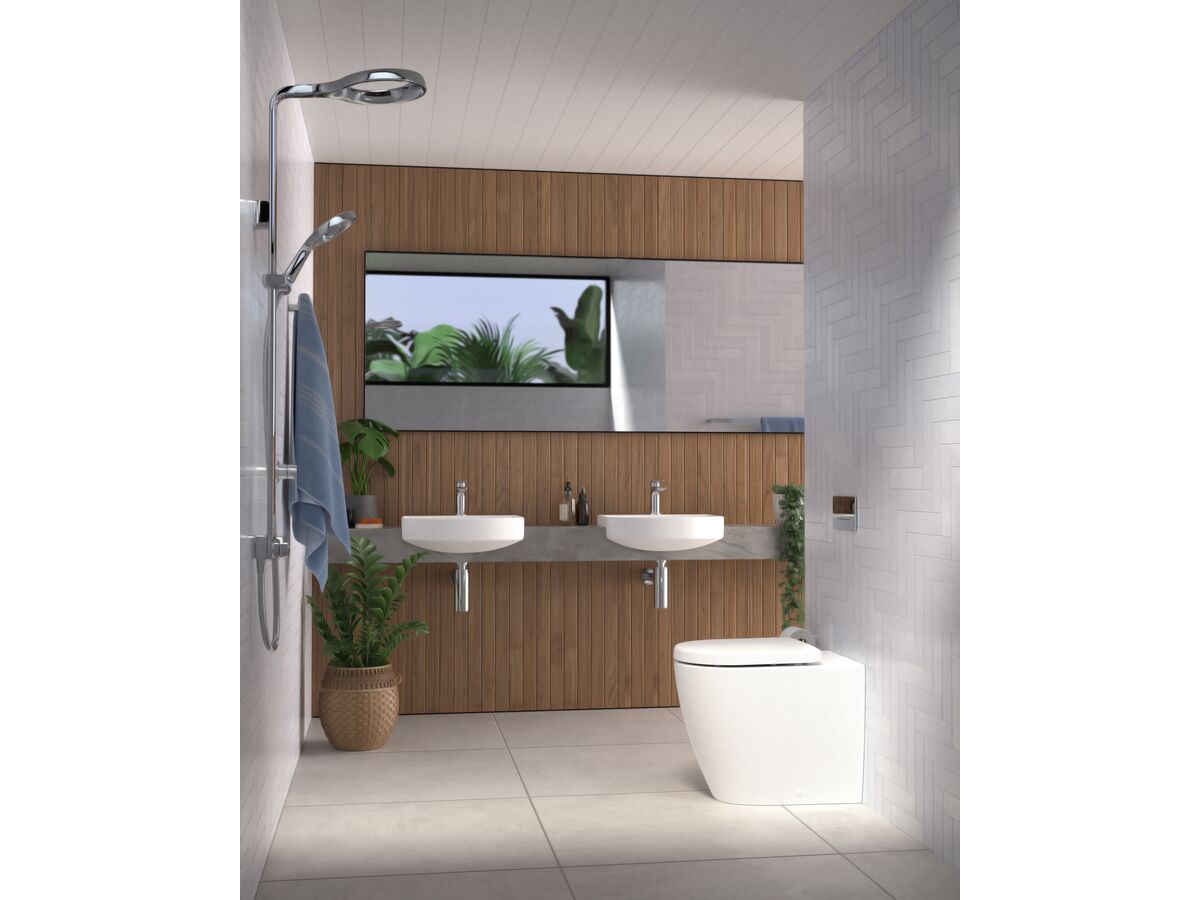 Reece Caroma Forma Semi Recessed Basin 1 Taphole With Overflow