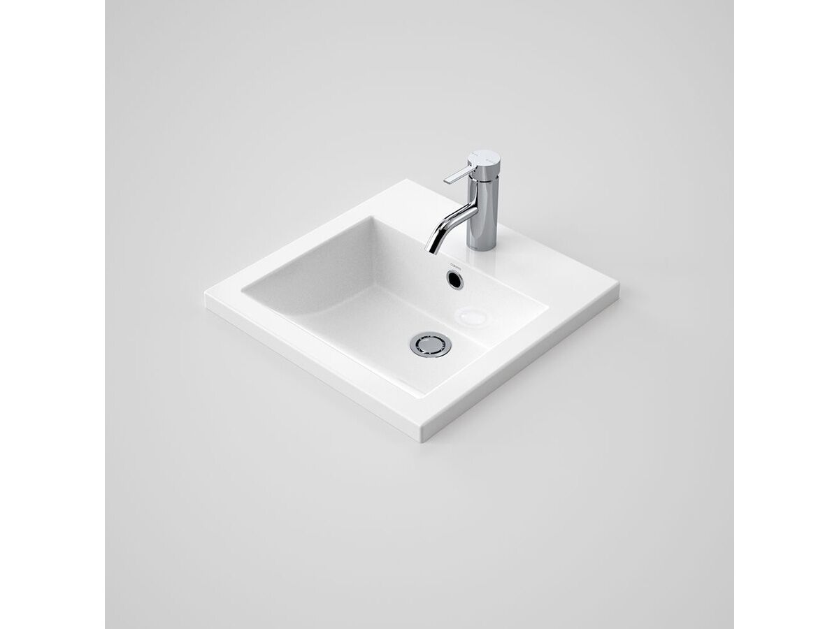 reece Caroma Liano Vanity Basin 415mm 1 Taphole White
